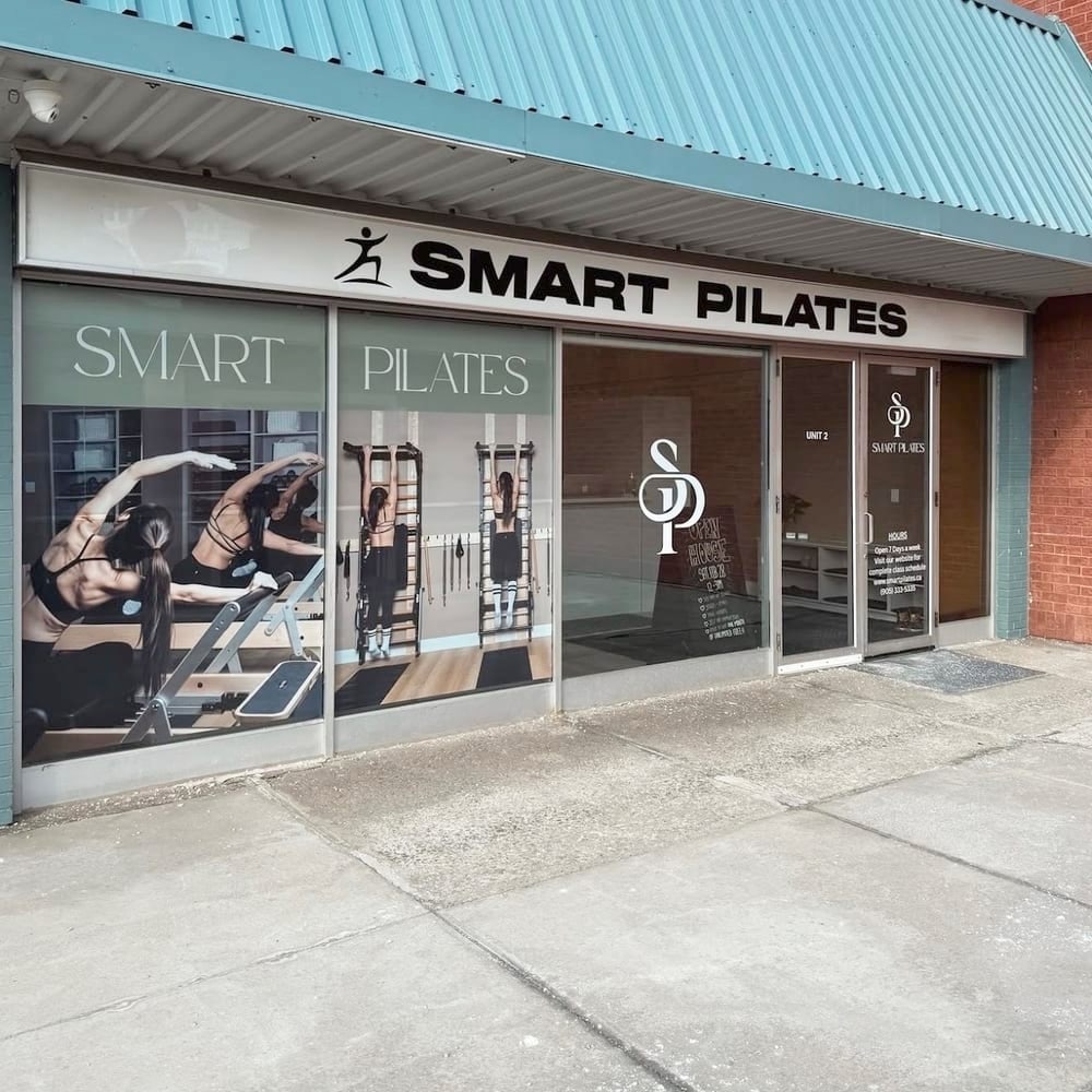 The Smart Pilates storefront on Lakeshore Road in Burlington